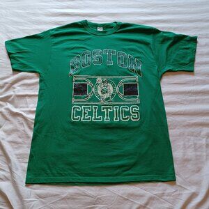 Vintage 1990s Champion NBA Basketball Boston Celtics Green T-Shirt Adult XL